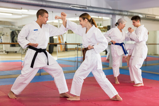 Karate training
